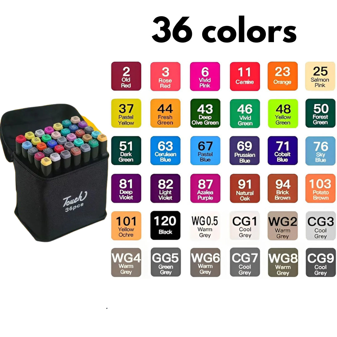 Kit Livro Colorir LIL. STI. (Azul) + 36 Canetas - Filme