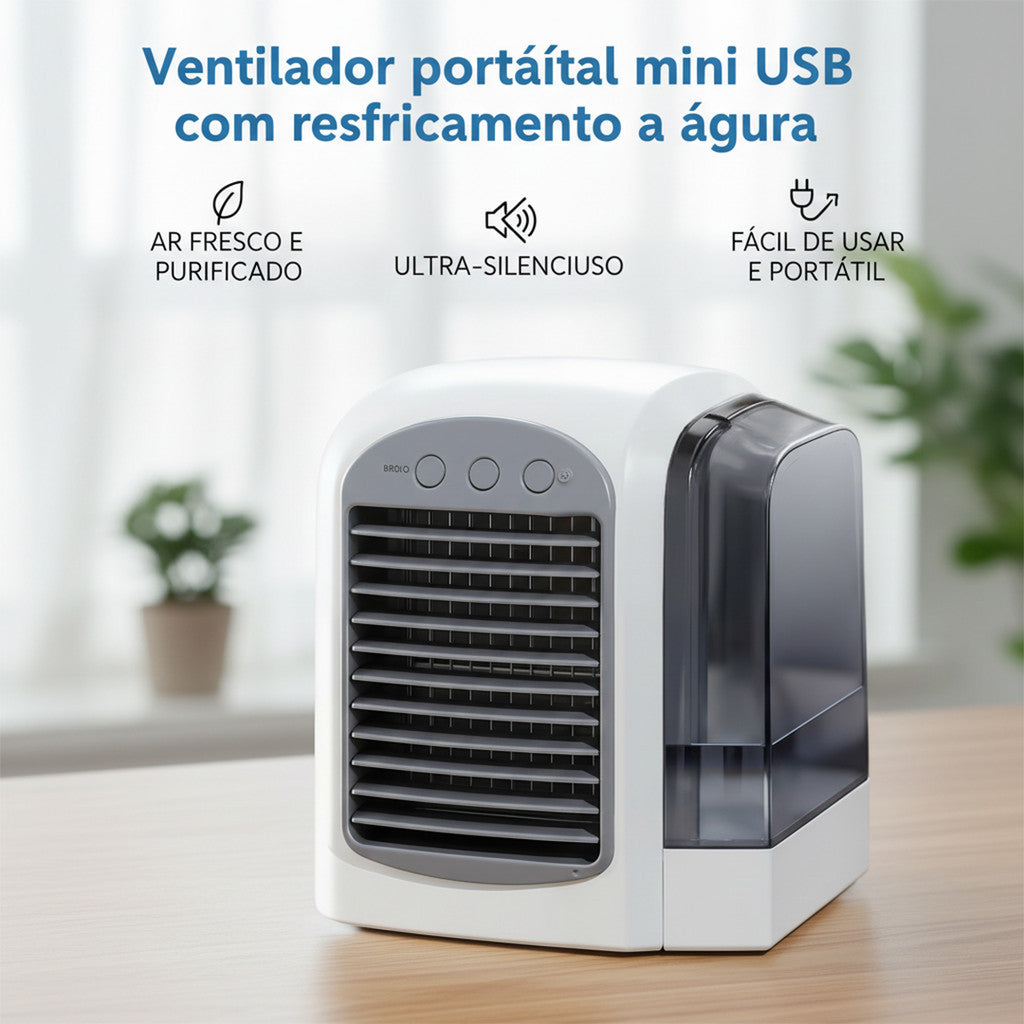 Mini Ar Condicionado Portátil Smart Plus 2.0