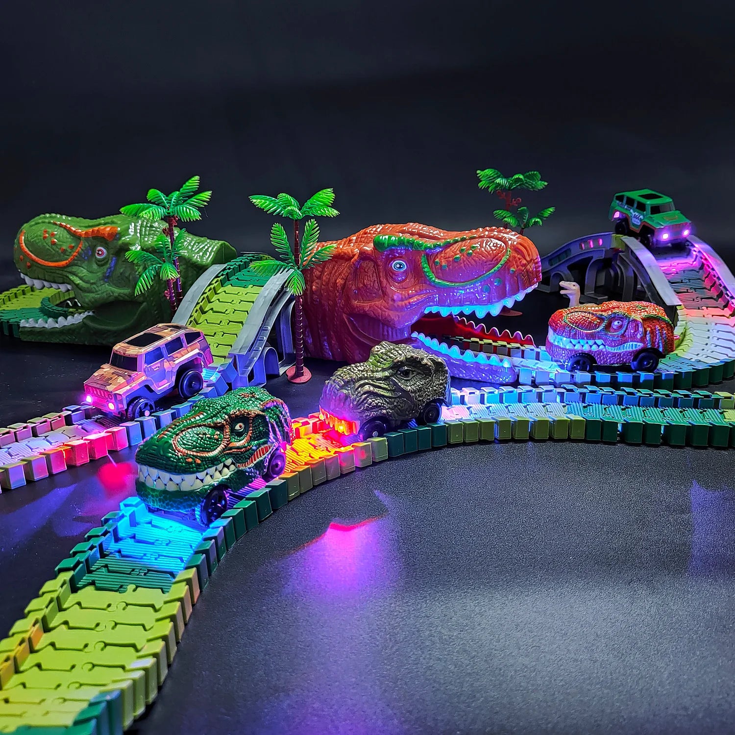 Conjunto de Trem de Dinossauro de Corrida™