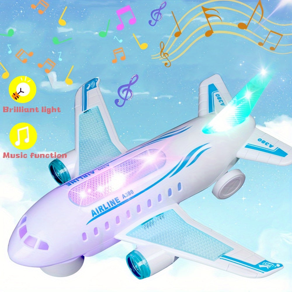 Brinquedo Avião Eletrico com Led