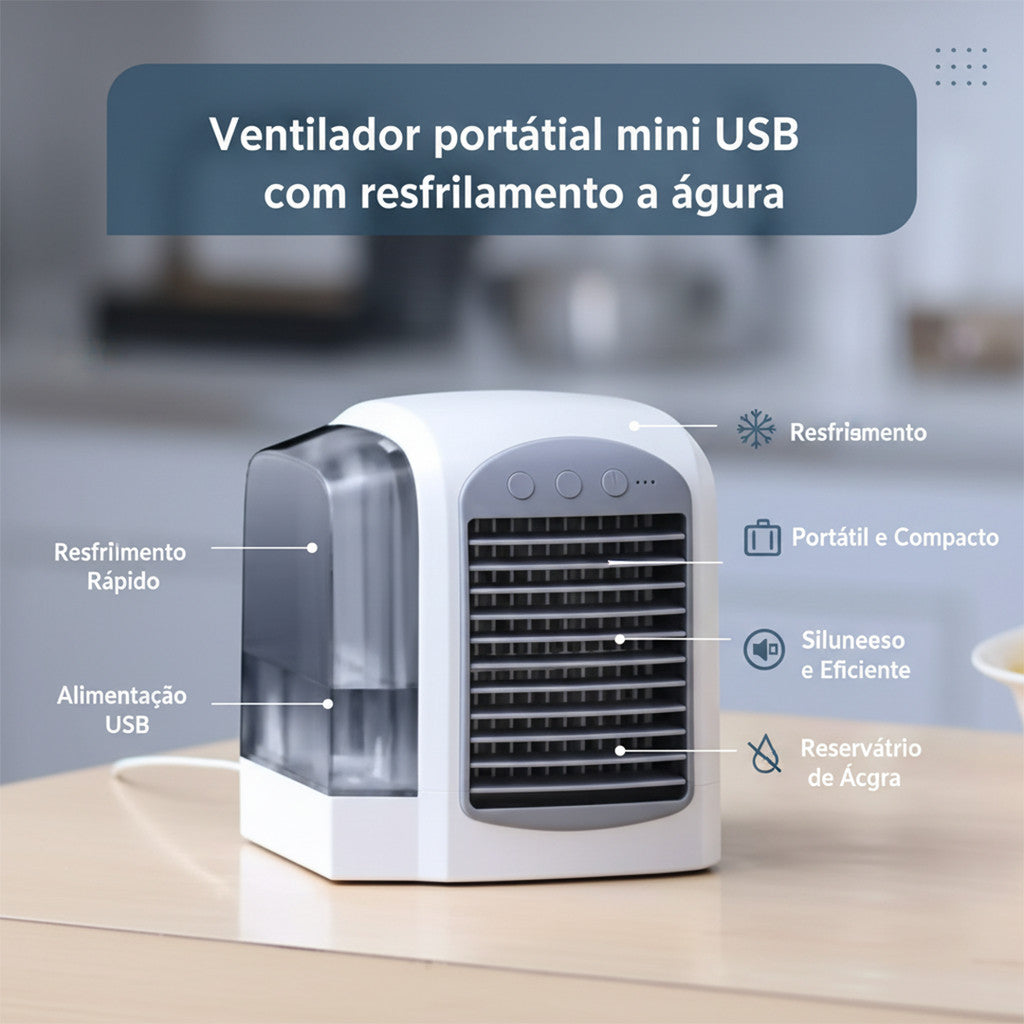 Mini Ar Condicionado Portátil Smart Plus 2.0