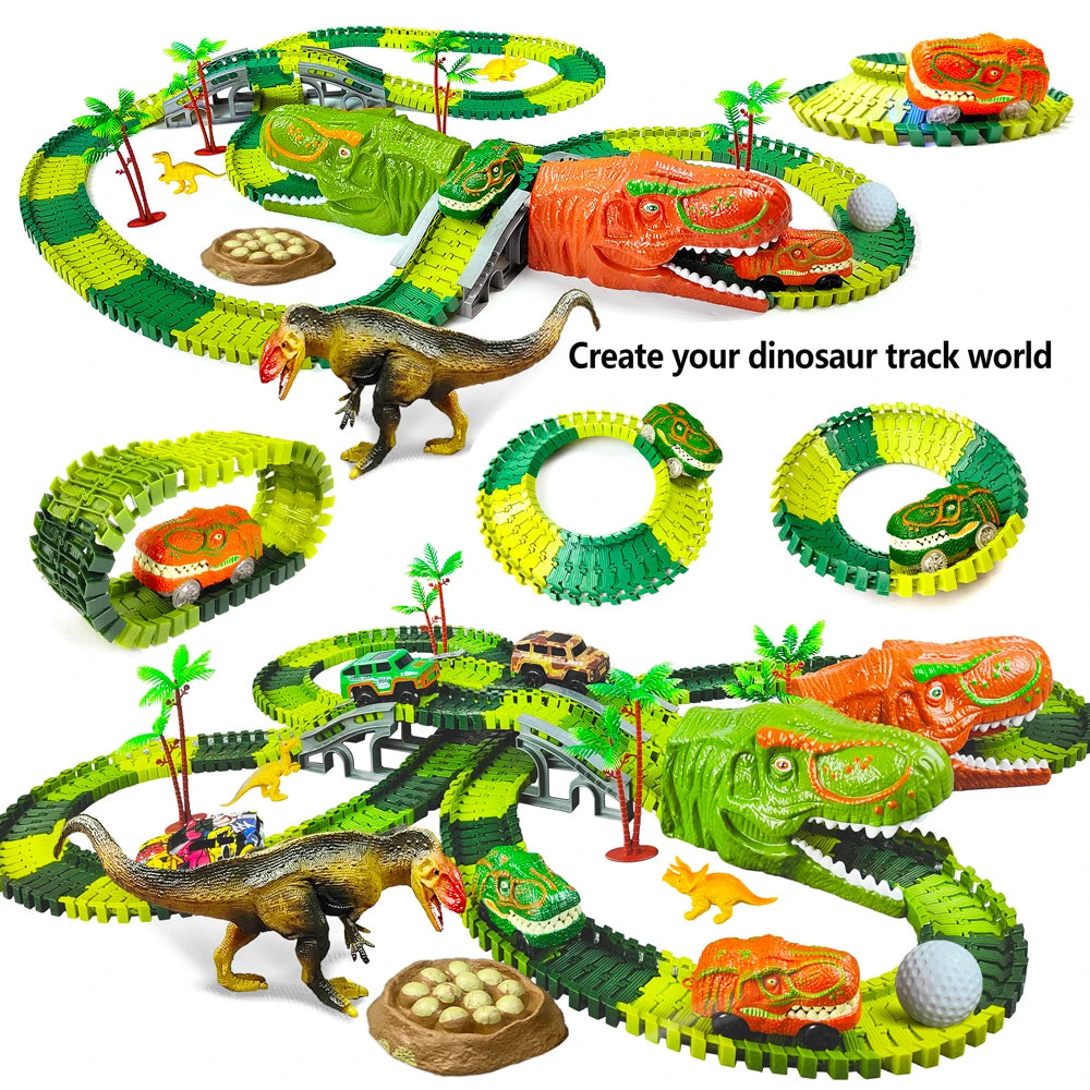 Conjunto de Trem de Dinossauro de Corrida™