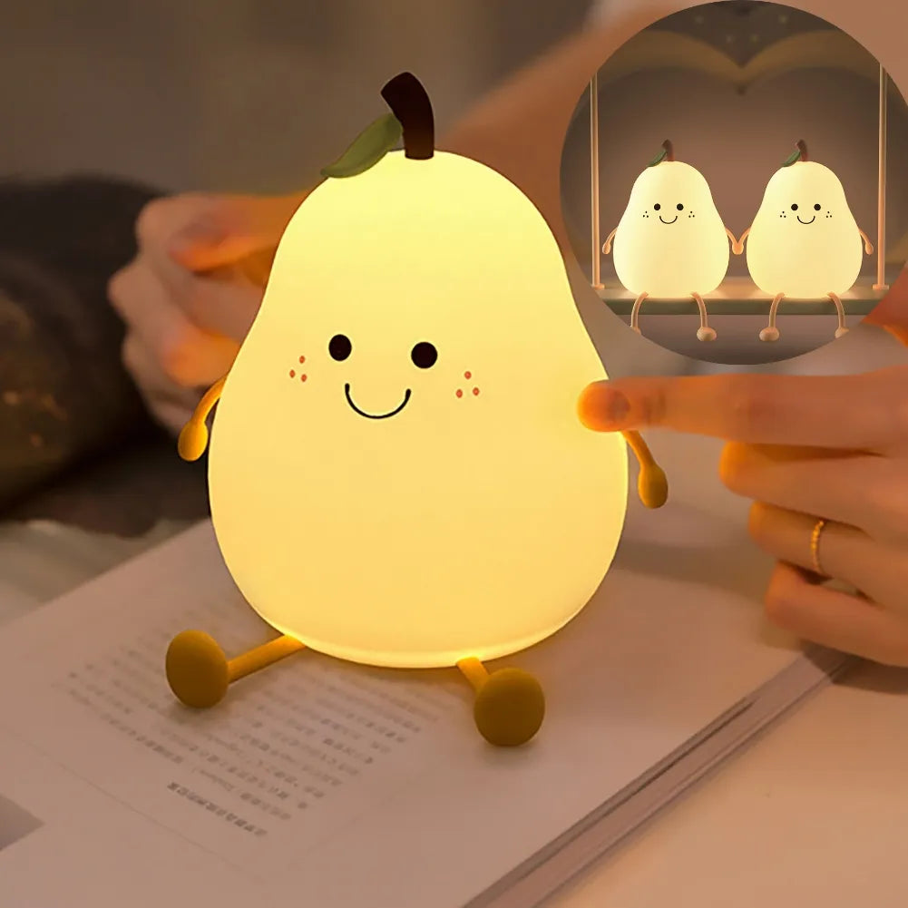 Abajur De Silicone LED Infantil | Pêra Cell™️