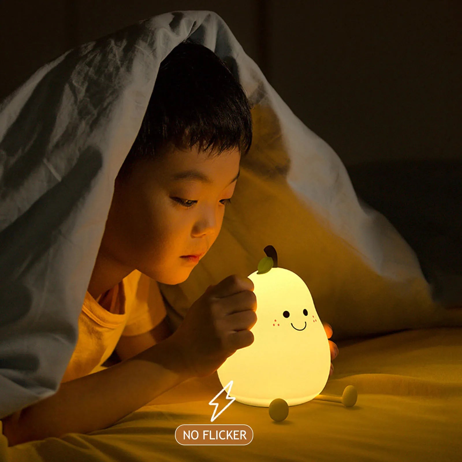 Abajur De Silicone LED Infantil | Pêra Cell™️