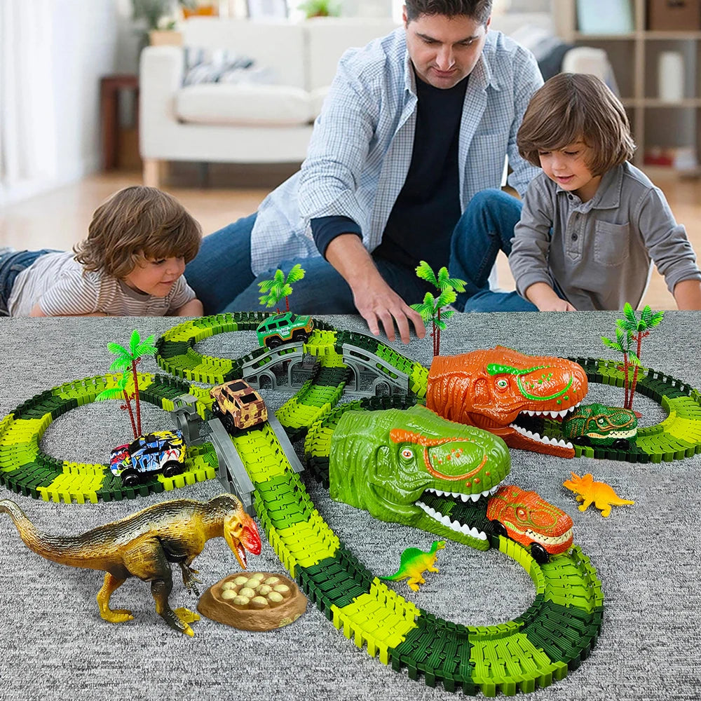 Conjunto de Trem de Dinossauro de Corrida™